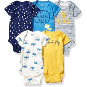 image:imageGerber Baby Boys 5pack Variety Onesies BodysuitsAwesome Fox