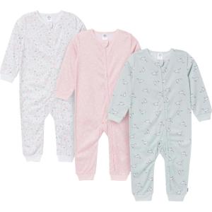 image:imageGerber Baby Girls 3pack Loosefitting Footless PajamasBunnies