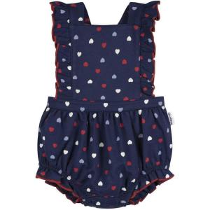 image:imageGerber Baby Girls Sleeveless Ruffle RomperBlue Hearts