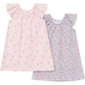 image:imageGerber Baby Girls Toddler Girls 2pack Loosefitting NightgownsFlamingoes