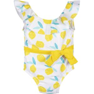 image:imageGerber girls Onepiece SwimsuitWhite Yellow Lemons