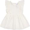 image:imageGerber Baby Girls 2 Piece Dress and Diaper Cover SetIvory