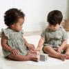 image:imageGerber Baby Girls 2 Piece Dress and Diaper Cover SetPalms