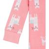 image:imageGerber Baby Girls 2Pack Footed PajamasLlama Pink