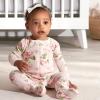 image:imageGerber Baby Girls 2Pack Footed PajamasPink Rose