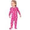 image:imageGerber Baby Girls 2Pack Footed PajamasRainbows Pink