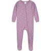 image:imageGerber Baby Girls 2Pack Footed PajamasWoodland Floral Purple