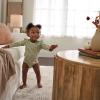 image:imageGerber Baby Girls 2pack Long Ruffle Sleeve OnesiesFlower Toss