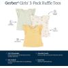 image:imageGerber Baby Girls 3Pack Short Sleeve TeesLove Nature