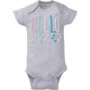image:imageGerber Baby Girls 8pack Short Sleeve Onesies and 4Pack Sleep N Play Clothing Bundle Cloud 36M