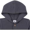 image:imageGerber Baby Girls Baby Boys Hooded RomperCharcoal