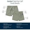image:imageGerber Baby Girls Baby Toddler Girls Twill ShortsOlive