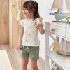 image:imageGerber Baby Girls Baby Toddler Girls Twill ShortsOlive