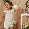 image:imageGerber Baby Girls Bodysuit and Shorts SetLight Oatmeal Heather