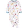 image:imageGerber Baby Girls Fleece Footed Pajamas 3packPink Flamingos