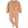 image:imageGerber Baby Girls Fleece Footed Pajamas 3packPink Floral