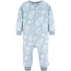 image:imageGerber Baby Girls Fleece Footless Pajamas 3packBlue Floral