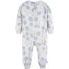 image:imageGerber Baby Girls Fleece Footless Pajamas 3packBlue Floral