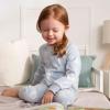 image:imageGerber Baby Girls Fleece Footless Pajamas 3packBlue Floral