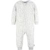 image:imageGerber Baby Girls Fleece Footless Pajamas 3packBlue Floral