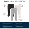image:imageGerber Baby Girls Footed Sweater Knit TightsGrey Heather
