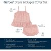 image:imageGerber Baby Girls Sleeveless Tunic Top and Diaper Cover SetPoppies
