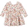 image:imageGerber Baby Girls Toddler 2Pack Long Sleeve DressesVanilla  Green Floral