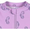 image:imageGerber Baby Girls Toddler Long Sleeve One Piece Rashguard SwimsuitPurple Seahorses