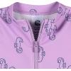 image:imageGerber Baby Girls Toddler Long Sleeve One Piece Rashguard SwimsuitPurple Seahorses