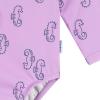 image:imageGerber Baby Girls Toddler Long Sleeve One Piece Rashguard SwimsuitPurple Seahorses