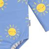 image:imageGerber Baby Girls Toddler Long Sleeve One Piece Rashguard SwimsuitSunshine Smiles