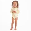 image:imageGerber Baby Girls Toddler Long Sleeve One Piece Rashguard SwimsuitYellow Fruit