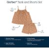 image:imageGerber Baby Girls Toddler Sleeveless Tank Top and Shorts SetDitsy Floral