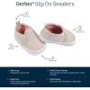 image:imageGerber Baby Newborn Infant Toddler Boy and Girl Slipon Sneaker Crib ShoeKhaki