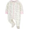 image:imageGerber BabyGirls 4 Pack Sleep N Play FootieBunny