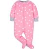 image:imageGerber BabyGirls 4 Pack Sleep N Play FootieCloudy