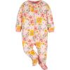 image:imageGerber BabyGirls 4 Pack Sleep N Play FootieGolden Floral