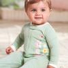 image:imageGerber BabyGirls 4 Pack Sleep N Play FootieGolden Floral