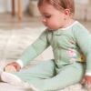 image:imageGerber BabyGirls 4 Pack Sleep N Play FootieGolden Floral