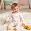 image:imageGerber BabyGirls 4 Pack Sleep N Play FootieGolden Floral