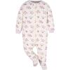 image:imageGerber BabyGirls 4 Pack Sleep N Play FootieLavender Garden