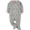 image:imageGerber BabyGirls 4 Pack Sleep N Play FootieLeopard Pink