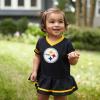 image:imageGerber NFL BabyGirls NFL Team Jersey Dress and Diaper CoverPittsburgh Steelers