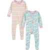 image:imageGerber Baby Girls 2Pack Footed PajamasIce Cream Purple