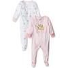 image:imageGerber Baby Girls 2pack Sleep N Play Footie Princess Arrival 69 Months US