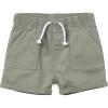 image:imageGerber Baby Girls Baby Toddler Girls Twill ShortsOlive