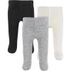 image:imageGerber Baby Girls Footed Sweater Knit TightsGrey Heather