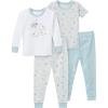 image:imageGerber Baby Unisexbaby Toddler Snug Fit 4piece Pajama SetFarm