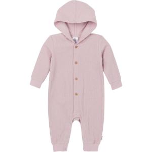 image:imageGerber Baby Girls Baby Boys Hooded RomperMauve