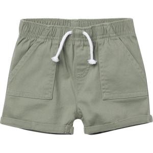 image:imageGerber Baby Girls Baby Toddler Girls Twill ShortsOlive